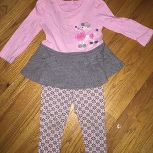 Kids Headquarters 24 months Poodle Outift